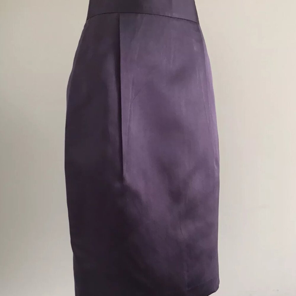 Tory Burch 100% silk high waste pencil skirt